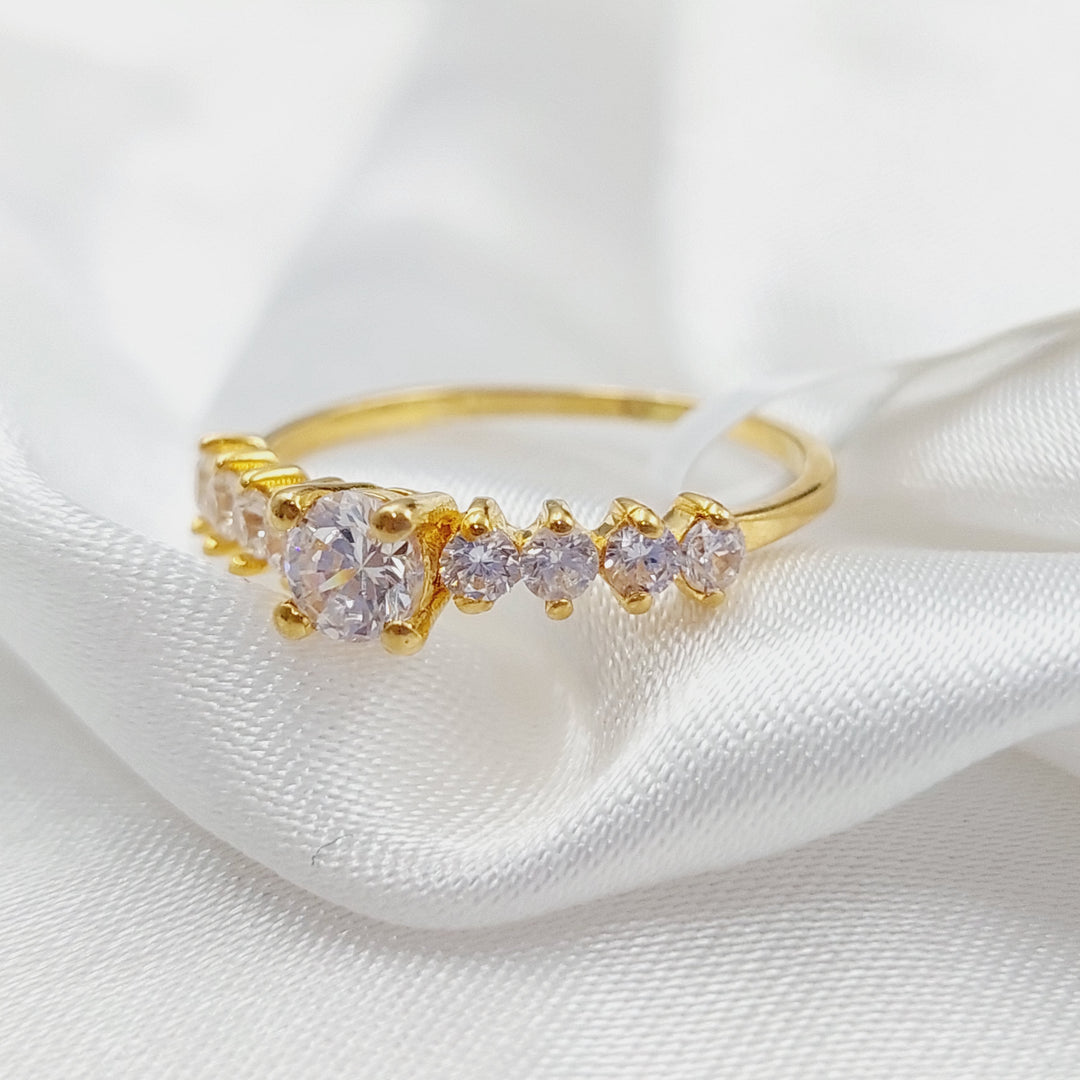 21K Fancy Ring Made of 21K Yellow Gold by Saeed Jewelry-26558