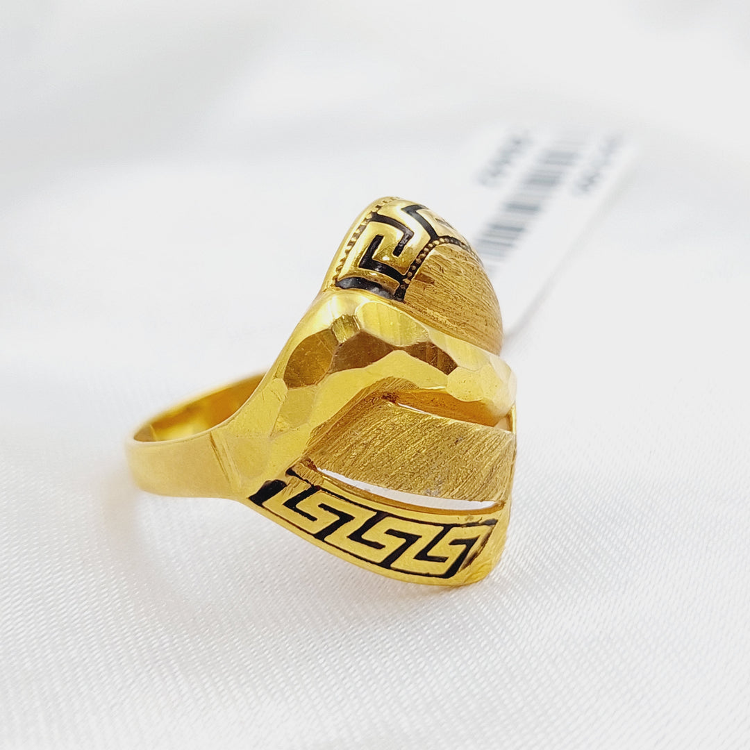 21K Gold Fancy Ring by Saeed Jewelry - Image 4