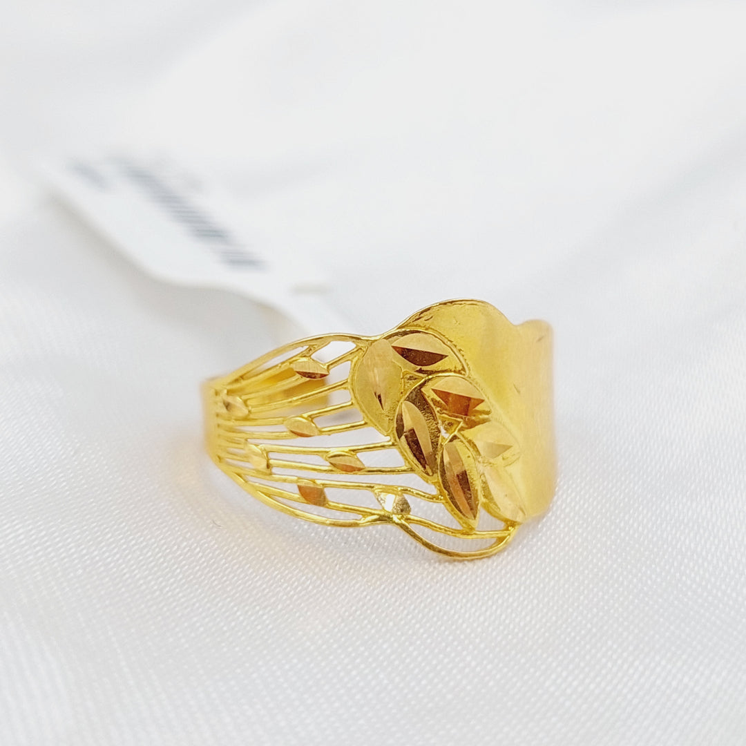 21K Gold Fancy Ring by Saeed Jewelry - Image 1