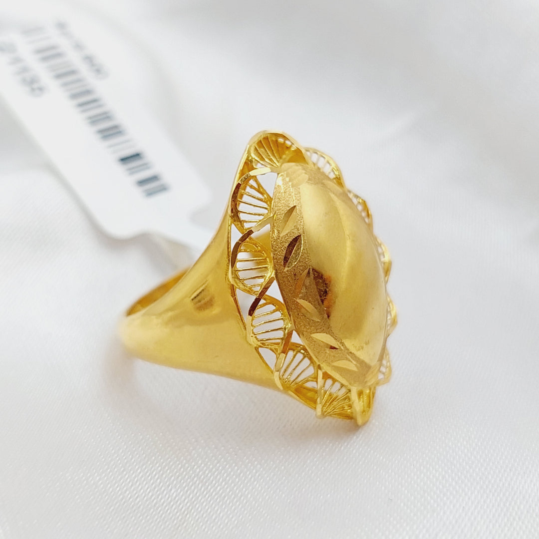 21K Gold Fancy Ring by Saeed Jewelry - Image 1