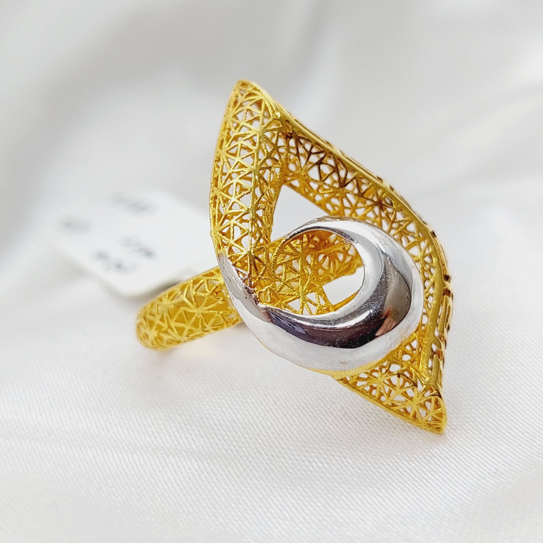 21K Gold Fancy Ring by Saeed Jewelry - Image 3