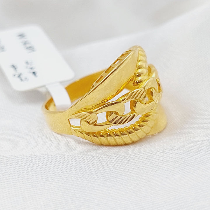 21K Gold Fancy Ring by Saeed Jewelry - Image 3