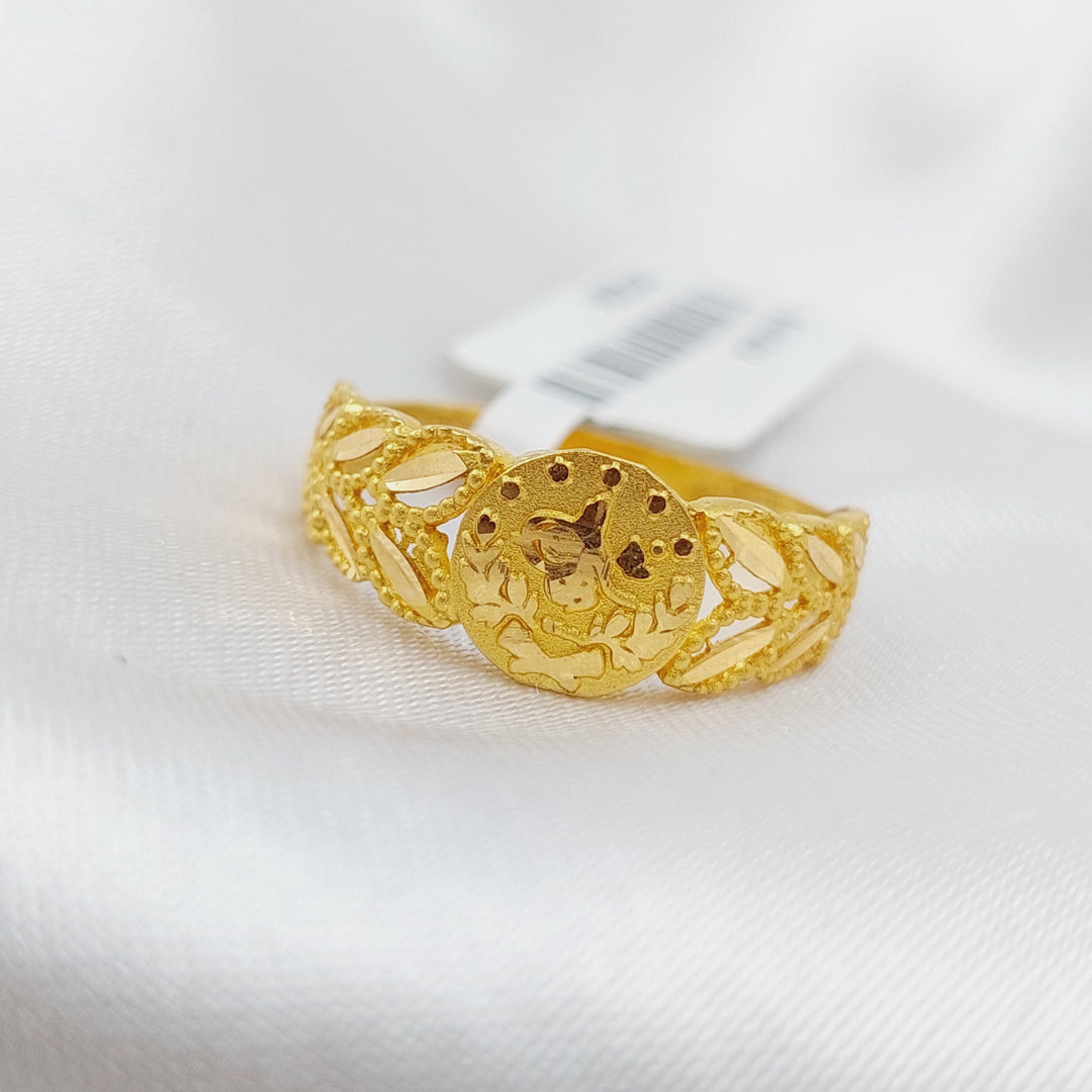 21K Gold Fancy Ring by Saeed Jewelry - Image 1