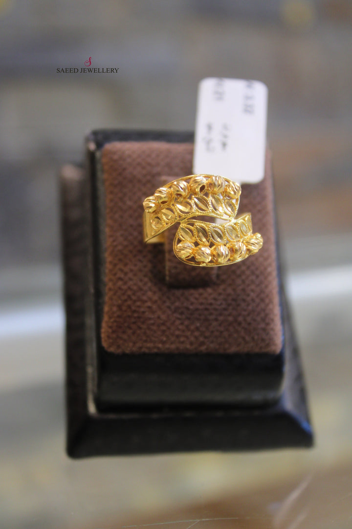 21K Gold Fancy Ring by Saeed Jewelry - Image 5