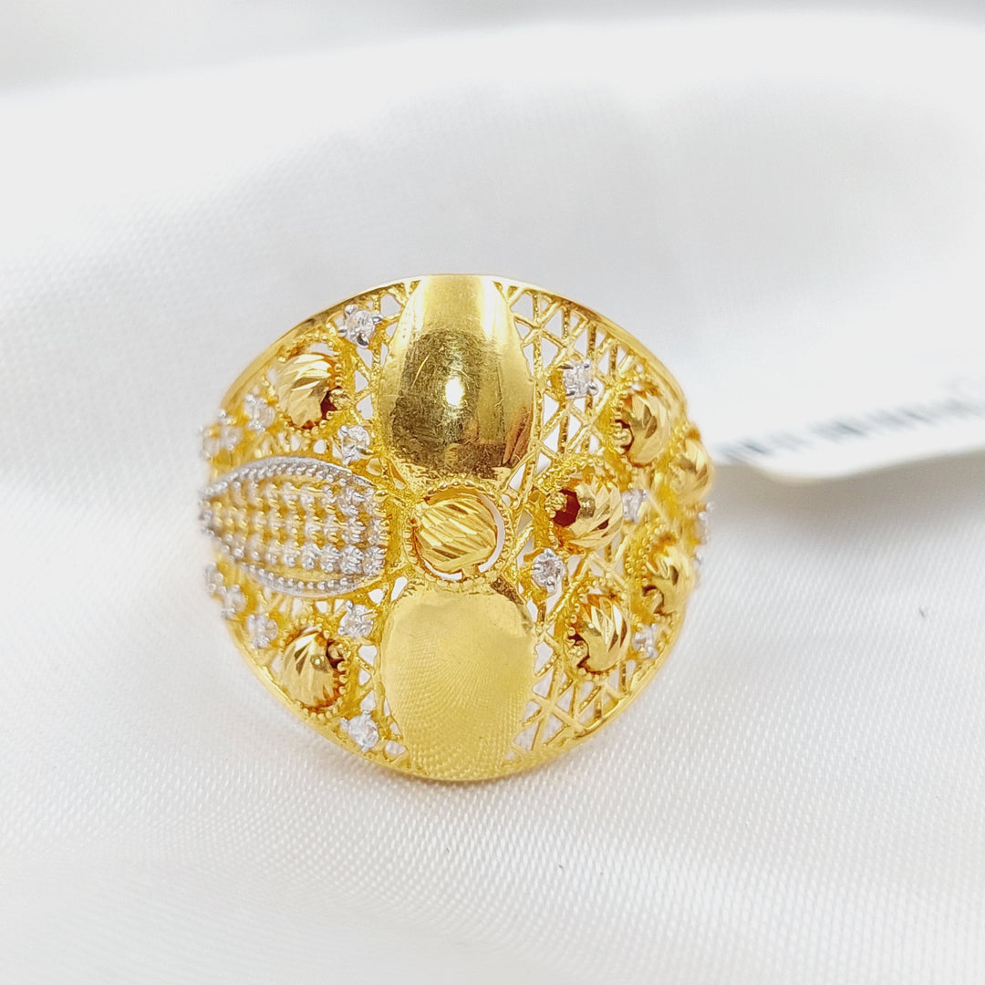 21K Gold Fancy Ring by Saeed Jewelry - Image 4