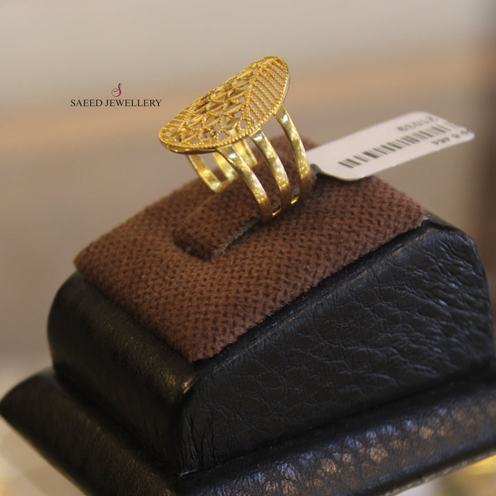 21K Gold Fancy Ring by Saeed Jewelry - Image 4