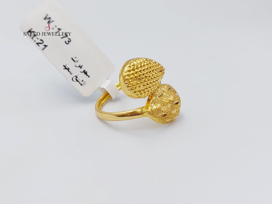 21K Gold Fancy Ring by Saeed Jewelry - Image 4