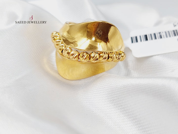 21K Gold Fancy Ring by Saeed Jewelry - Image 1