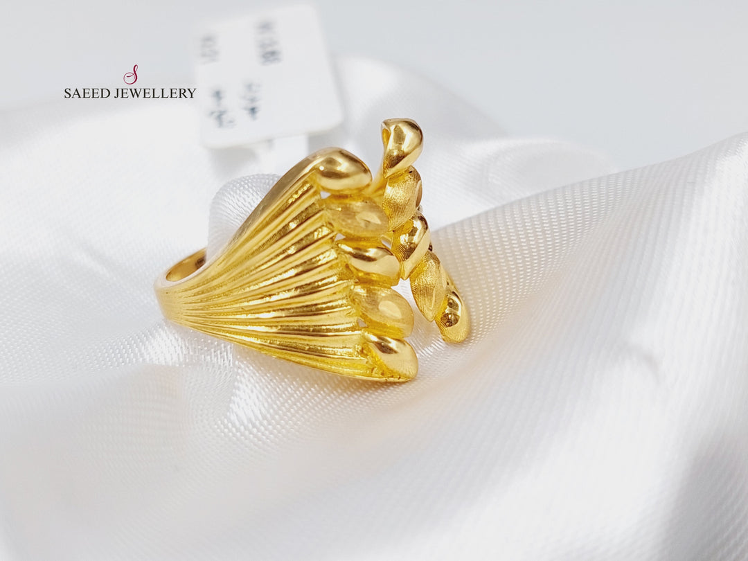 21K Gold Fancy Ring by Saeed Jewelry - Image 3