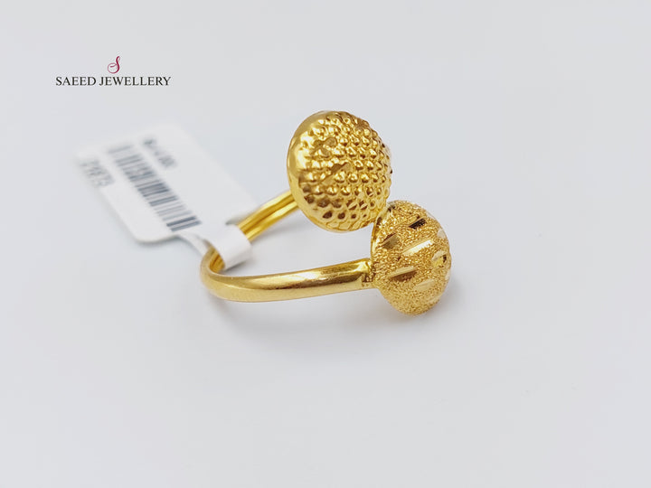 21K Gold Fancy Ring by Saeed Jewelry - Image 3