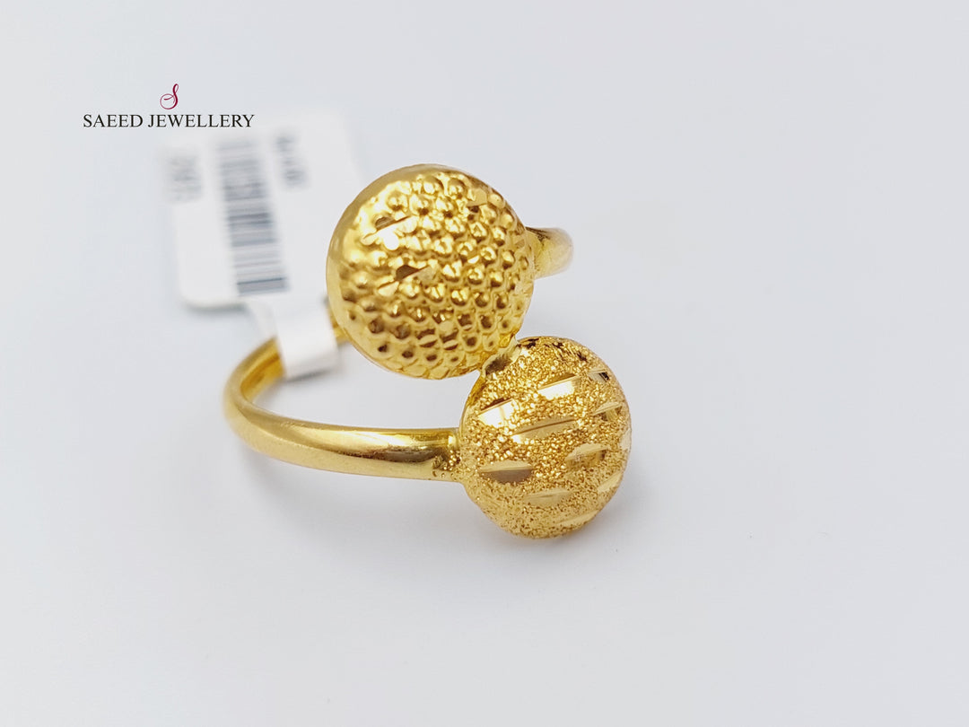 21K Gold Fancy Ring by Saeed Jewelry - Image 1