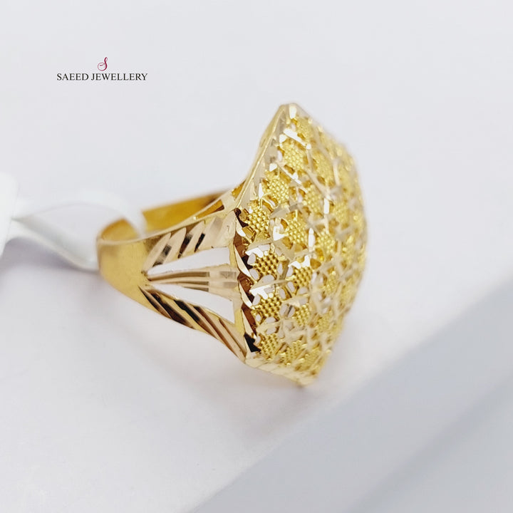 21K Gold Fancy Ring by Saeed Jewelry - Image 1