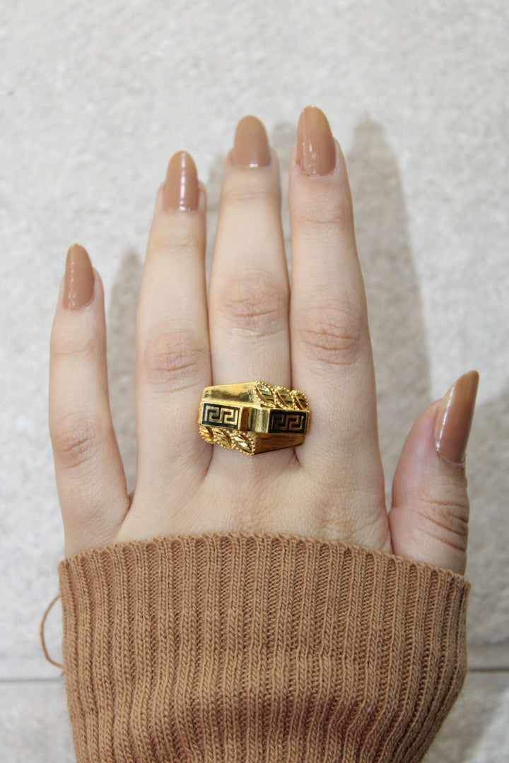 21K Gold Fancy Ring by Saeed Jewelry - Image 4