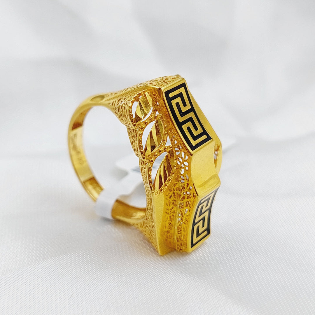 21K Gold Fancy Ring by Saeed Jewelry - Image 9