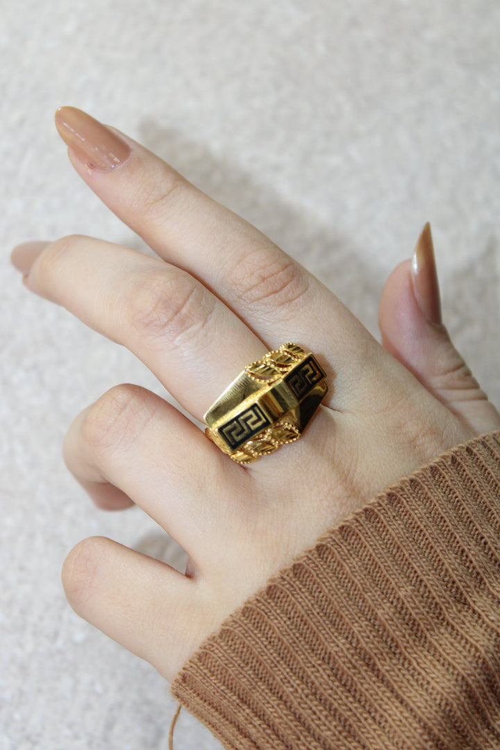 21K Gold Fancy Ring by Saeed Jewelry - Image 6