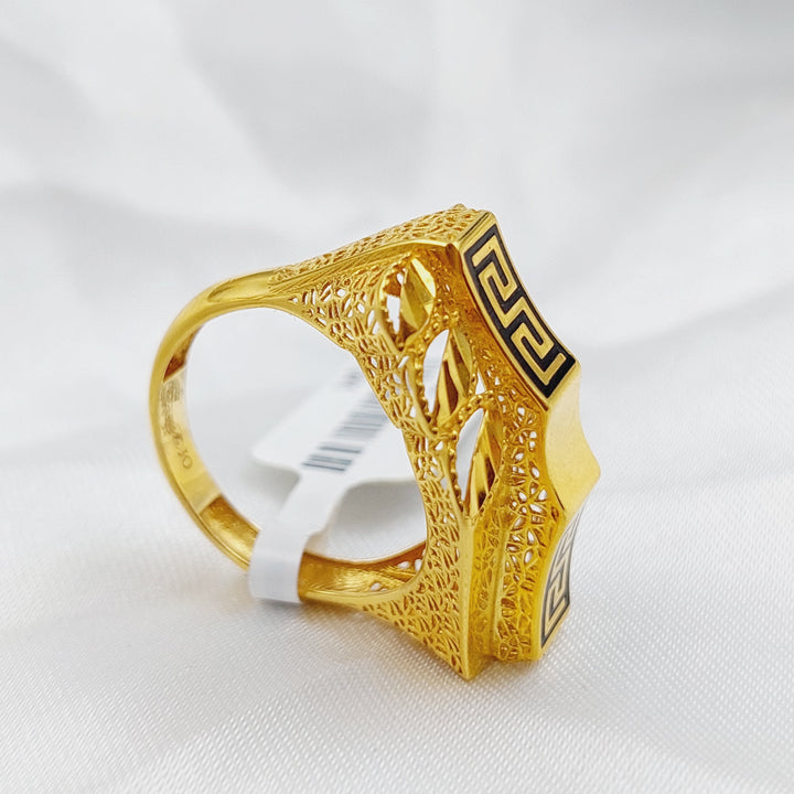 21K Gold Fancy Ring by Saeed Jewelry - Image 1