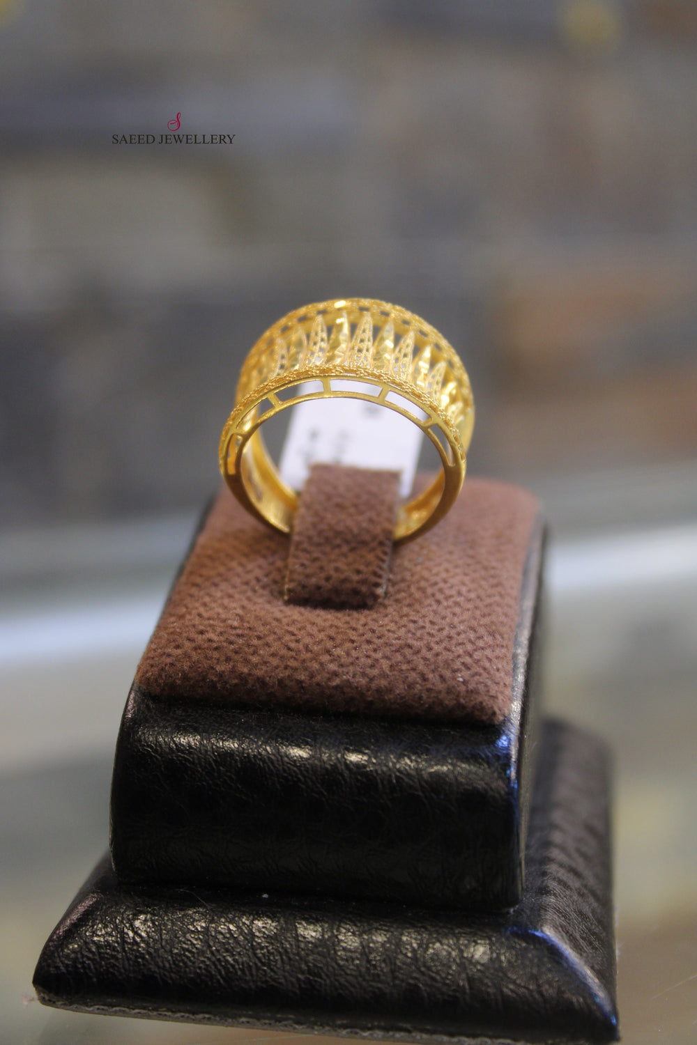 21K Gold Fancy Ring by Saeed Jewelry - Image 2