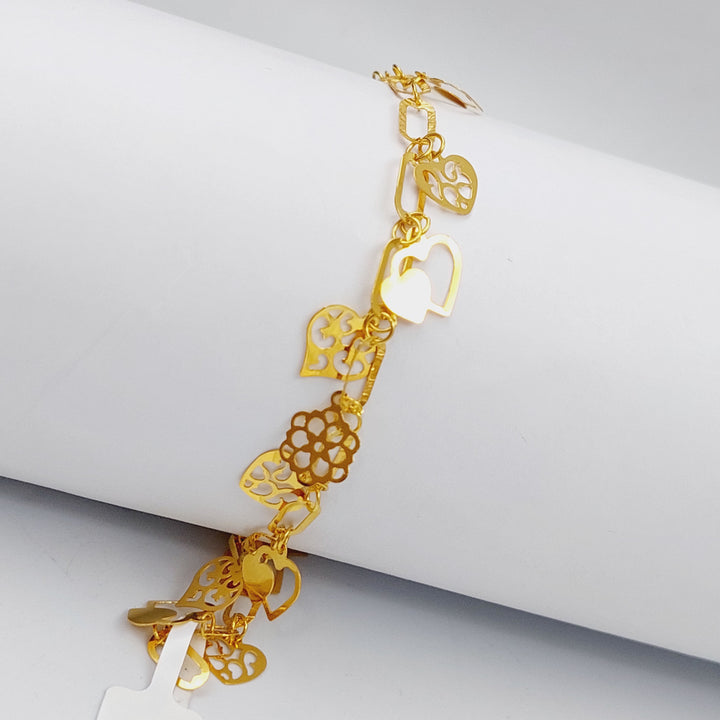 21K Farfasha Bracelet Made of 21K Yellow Gold by Saeed Jewelry-25422