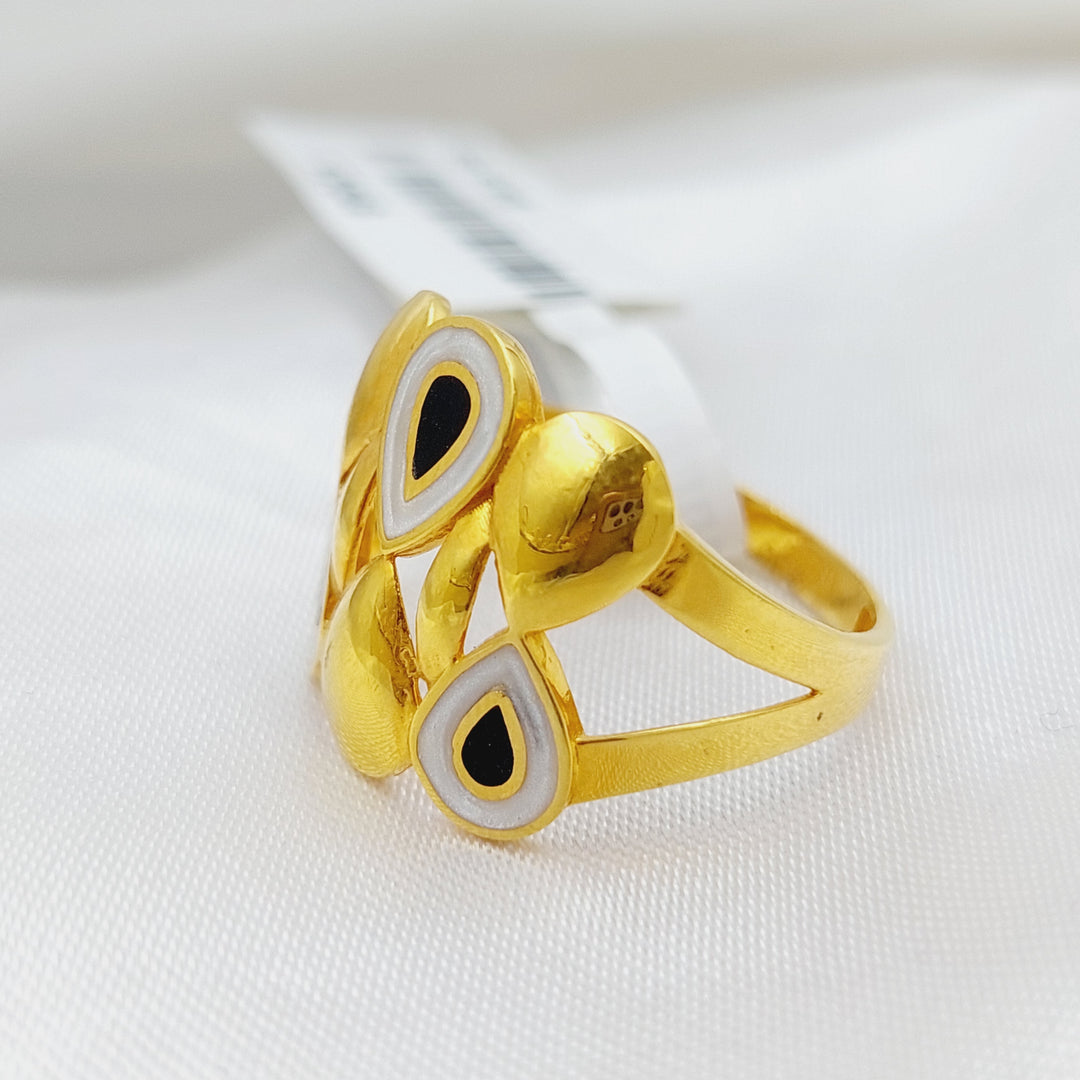 21K Gold Farfasha Ring by Saeed Jewelry - Image 6