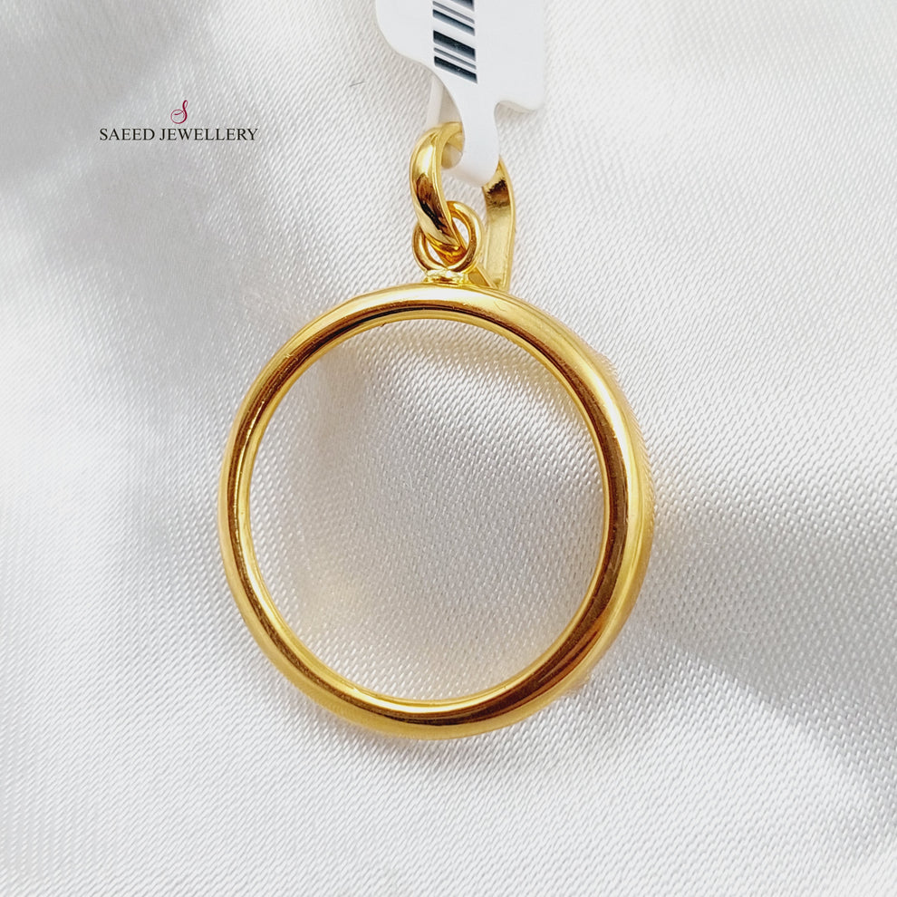 21K Gold Frame Pendant by Saeed Jewelry - Image 1