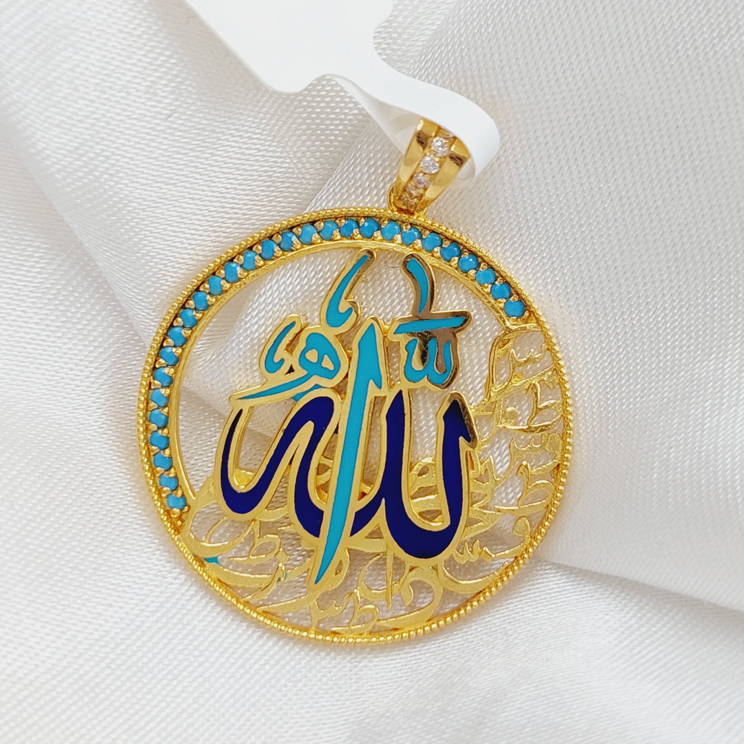 21K God's Pendant Made of 21K Yellow Gold by Saeed Jewelry-25938