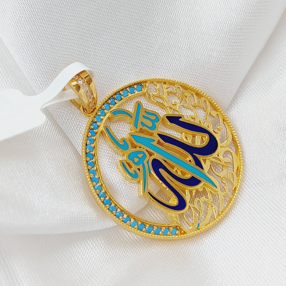 21K God's Pendant Made of 21K Yellow Gold by Saeed Jewelry-25938