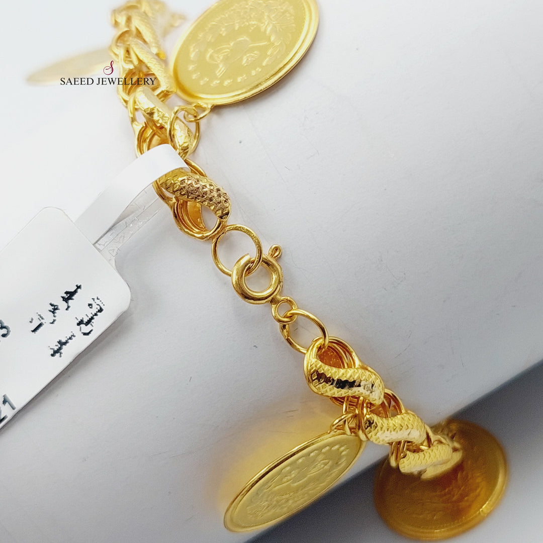 21K Gold Insaf Rashadi Bracelet by Saeed Jewelry - Image 10