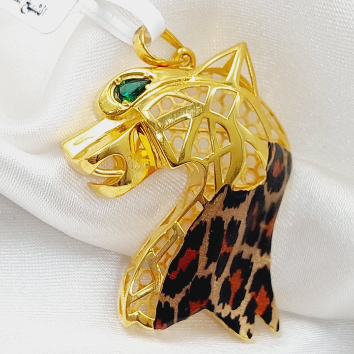 21K Gold Horse Pendant by Saeed Jewelry - Image 4