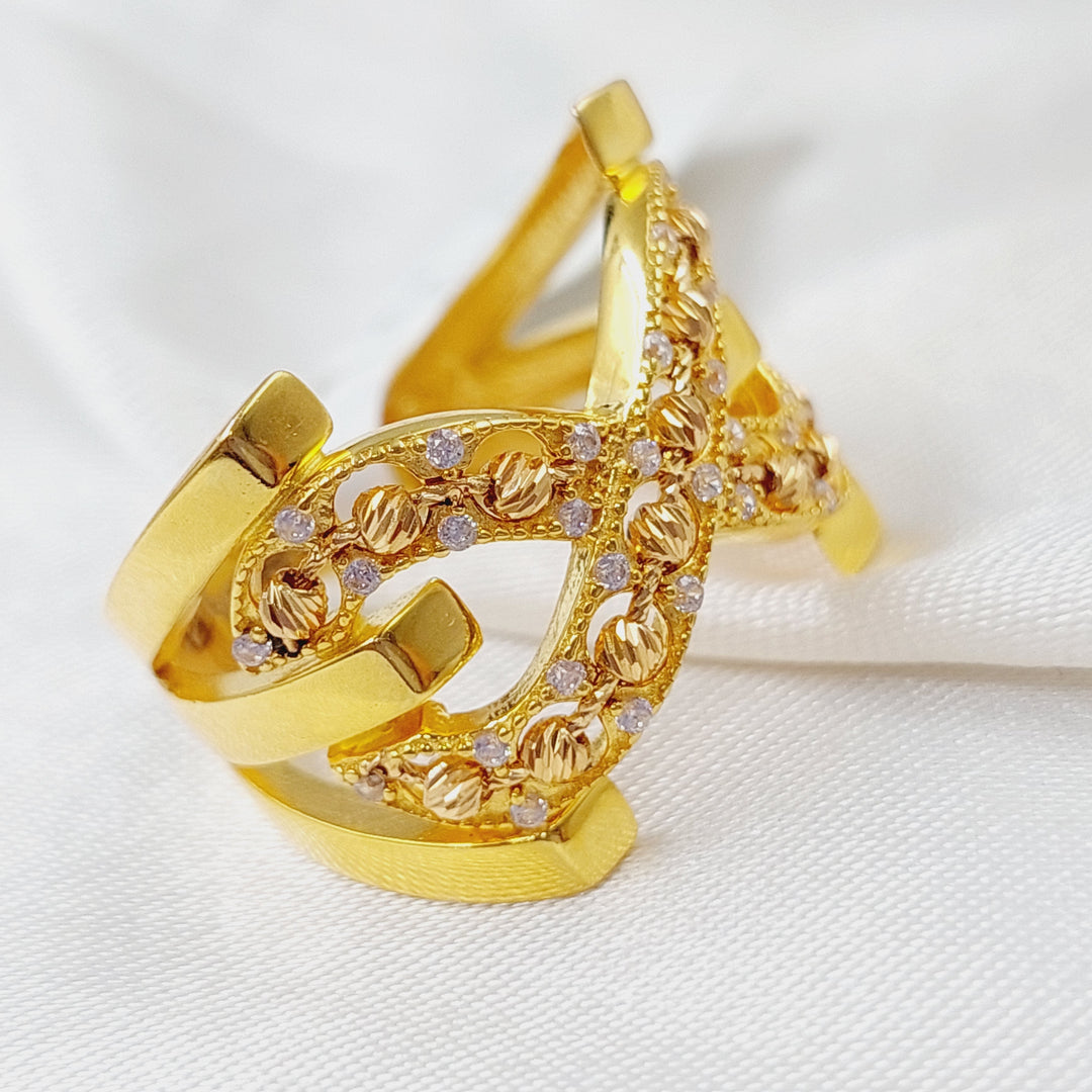 21K Gold Infinity Ring by Saeed Jewelry - Image 3