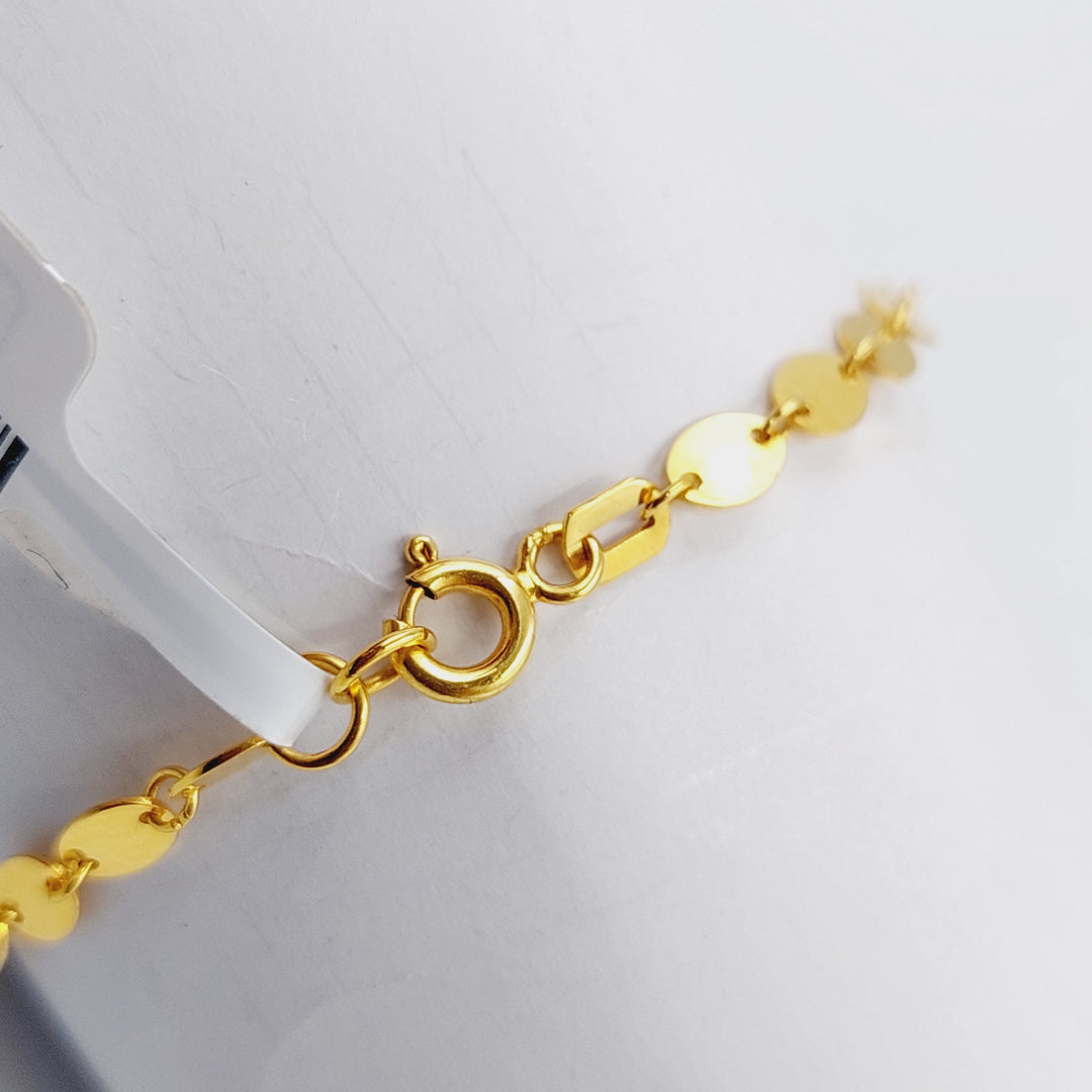 21K Gold Ketty Bracelet by Saeed Jewelry - Image 4