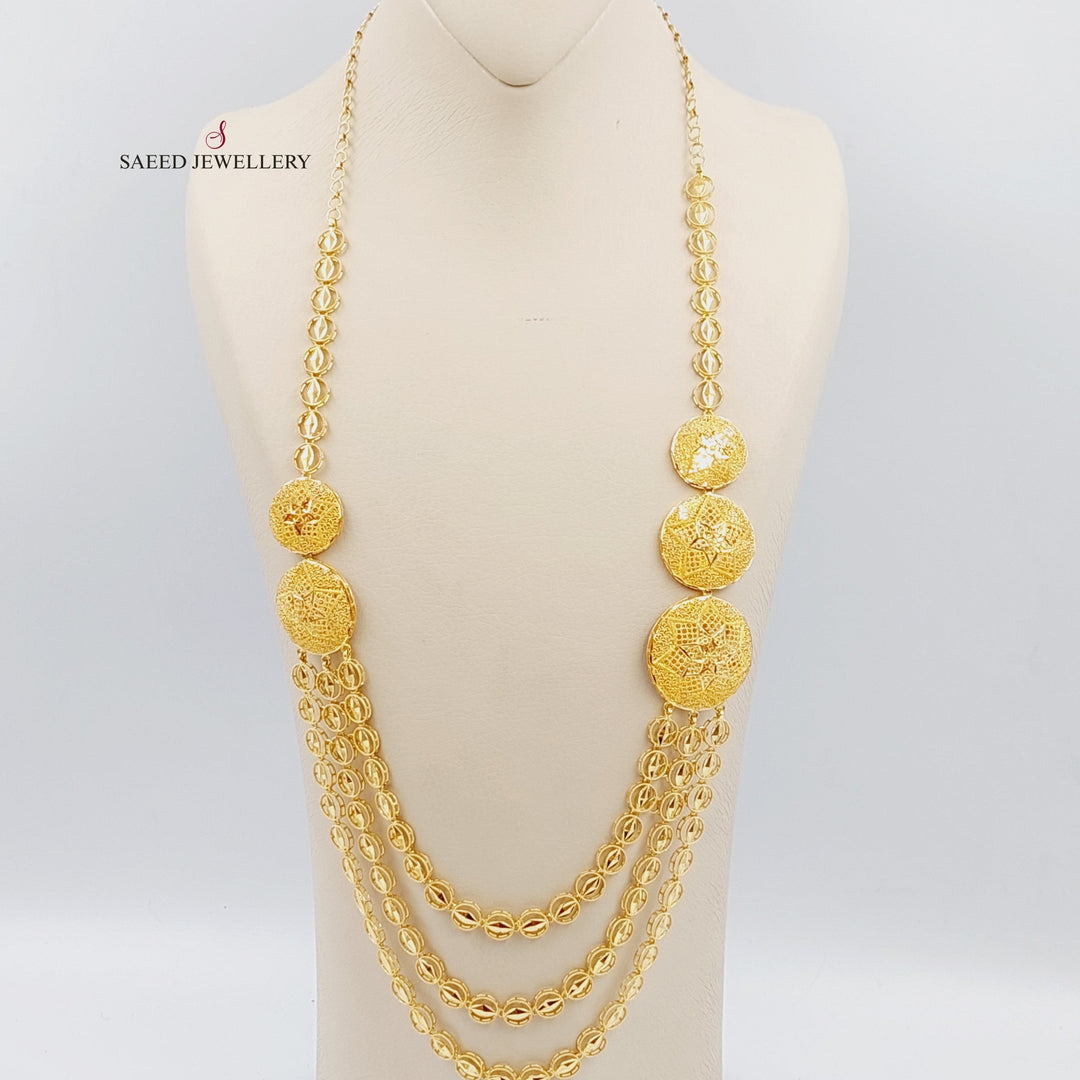 21K Kuwait Shall Made of 21K Yellow Gold by Saeed Jewelry-21516