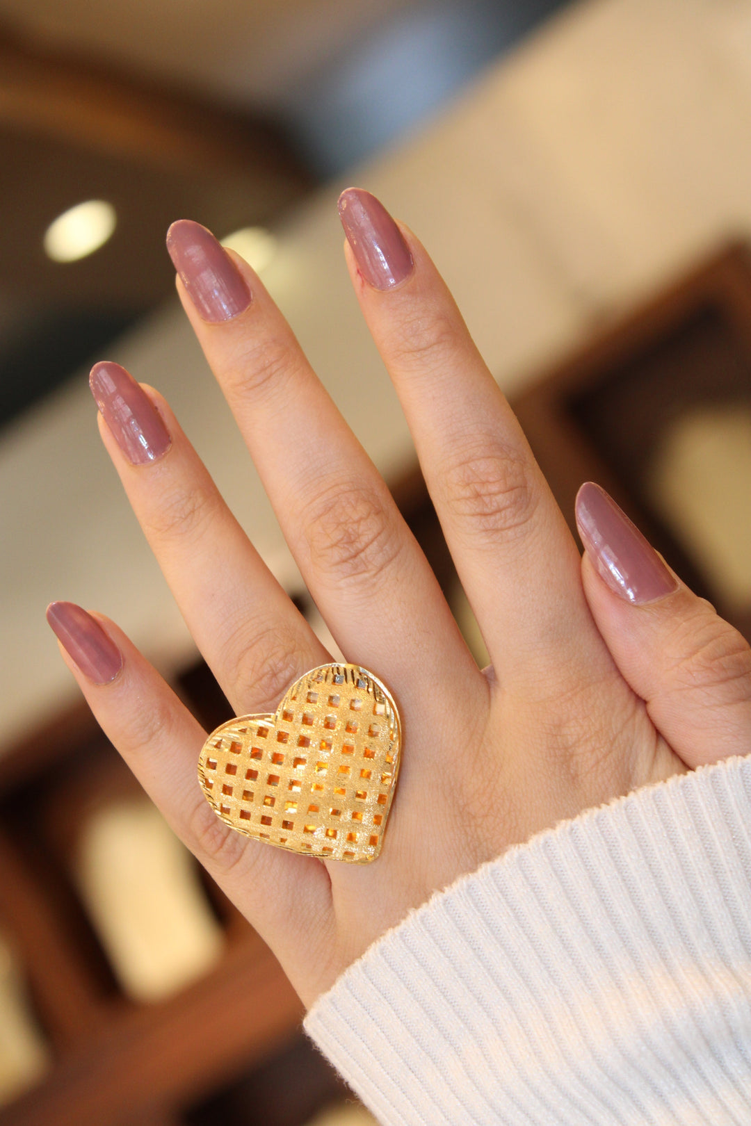 21K Gold Kuwaiti Ring by Saeed Jewelry - Image 2