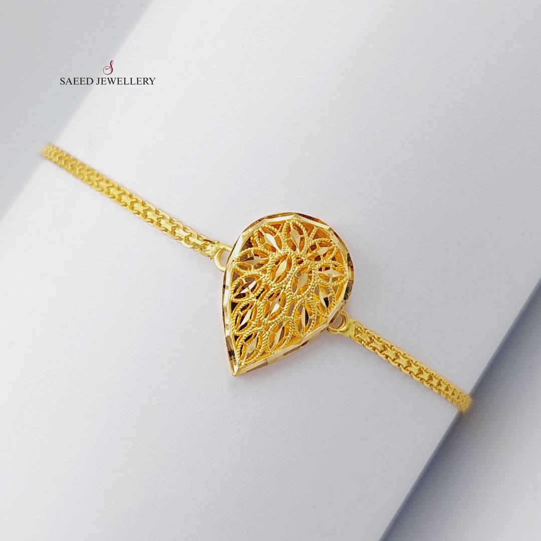 21K Kuwaiti Set 4 pieces Made of 21K Yellow Gold by Saeed Jewelry-25172