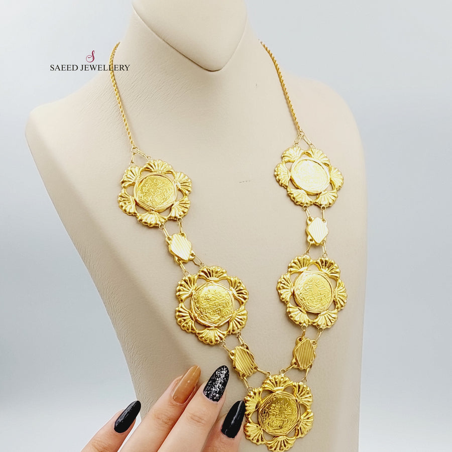 21K Lira Rashadi Shell Necklace – مجوهرات الشيخ سعيد