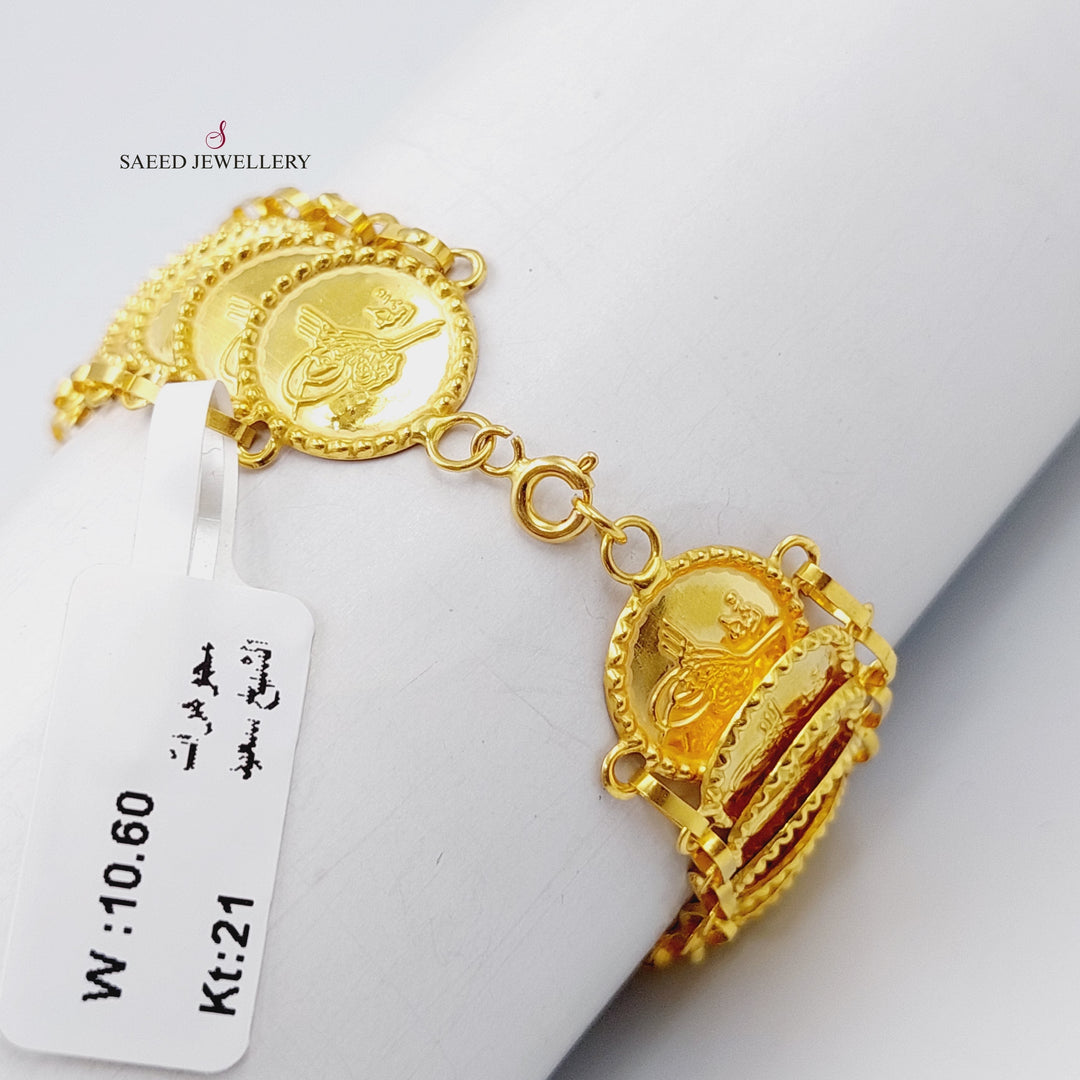 21K Gold Lirat Rashadi Bracelet by Saeed Jewelry - Image 6