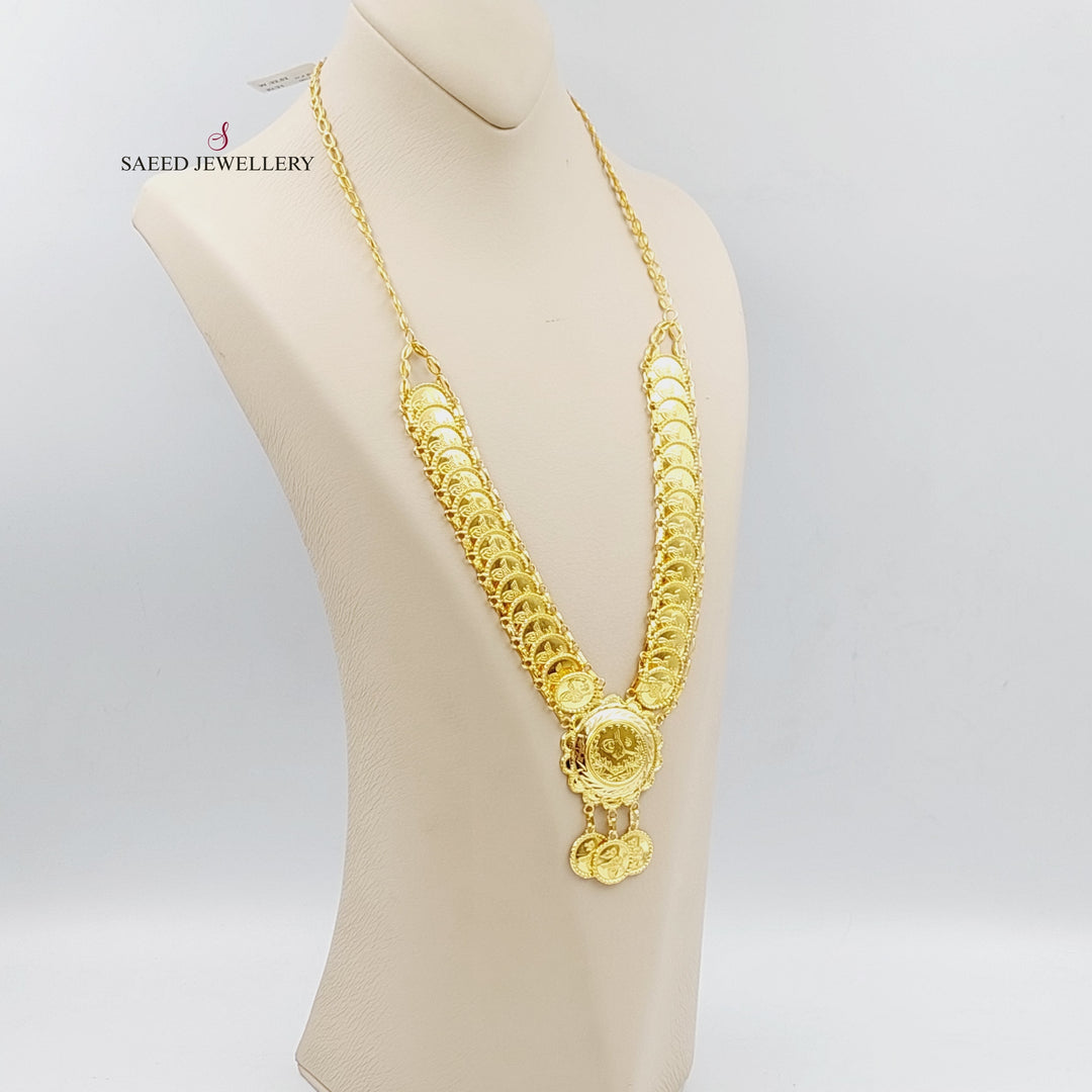 21K Gold Lirat Rashadi Necklace by Saeed Jewelry - Image 7