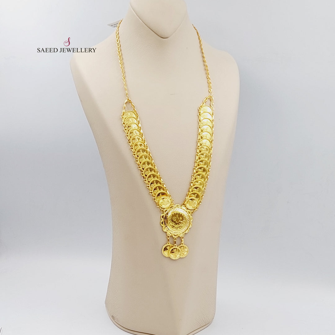 21K Gold Lirat Rashadi Necklace by Saeed Jewelry - Image 8