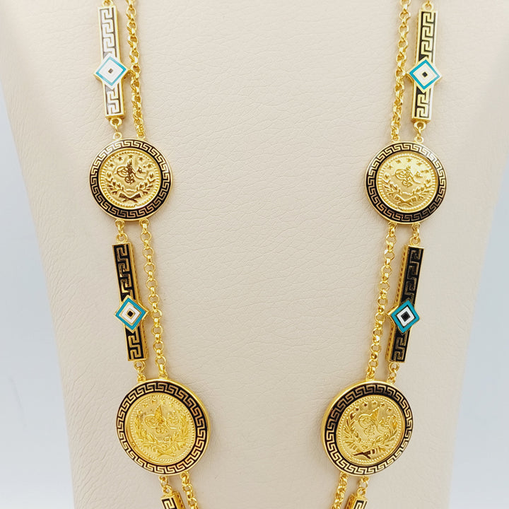 21K Lirat Rashadi Necklace Made of 21K Yellow Gold by Saeed Jewelry-26884