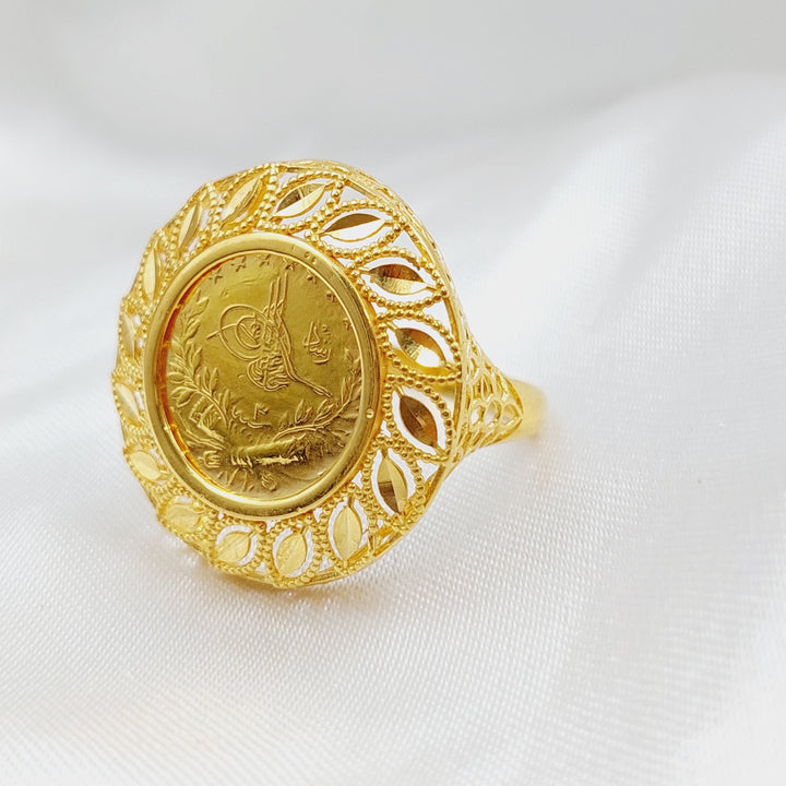 21K Gold Lirat Rashadi Ring by Saeed Jewelry - Image 11