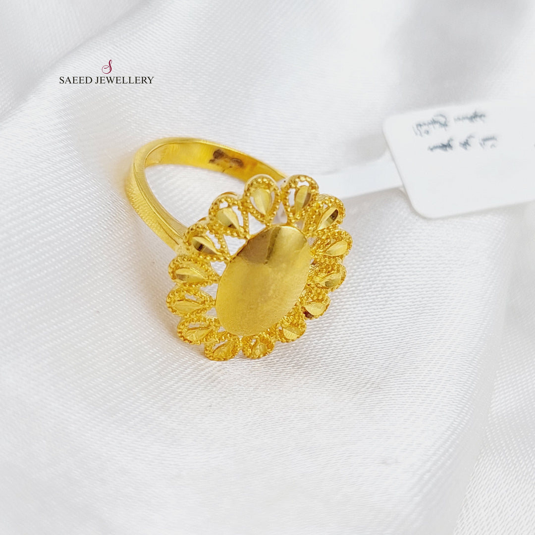 21K Gold Malaysian Ring by Saeed Jewelry - Image 6