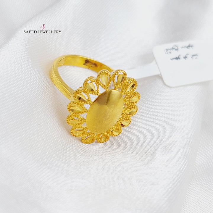 21K Gold Malaysian Ring by Saeed Jewelry - Image 4