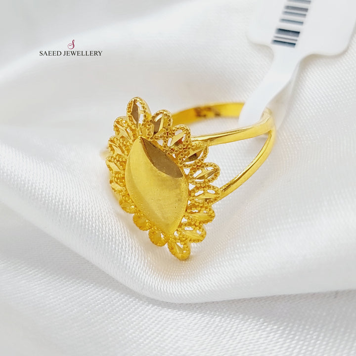 21K Gold Malaysian Ring by Saeed Jewelry - Image 1