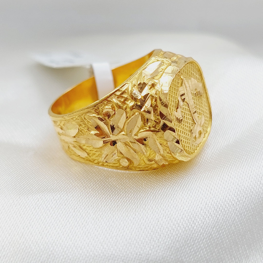 21K Gold Men Ring by Saeed Jewelry - Image 1