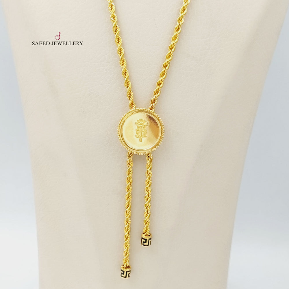 21K Ounce Necklace Made of 21K Yellow Gold by Saeed Jewelry-25675