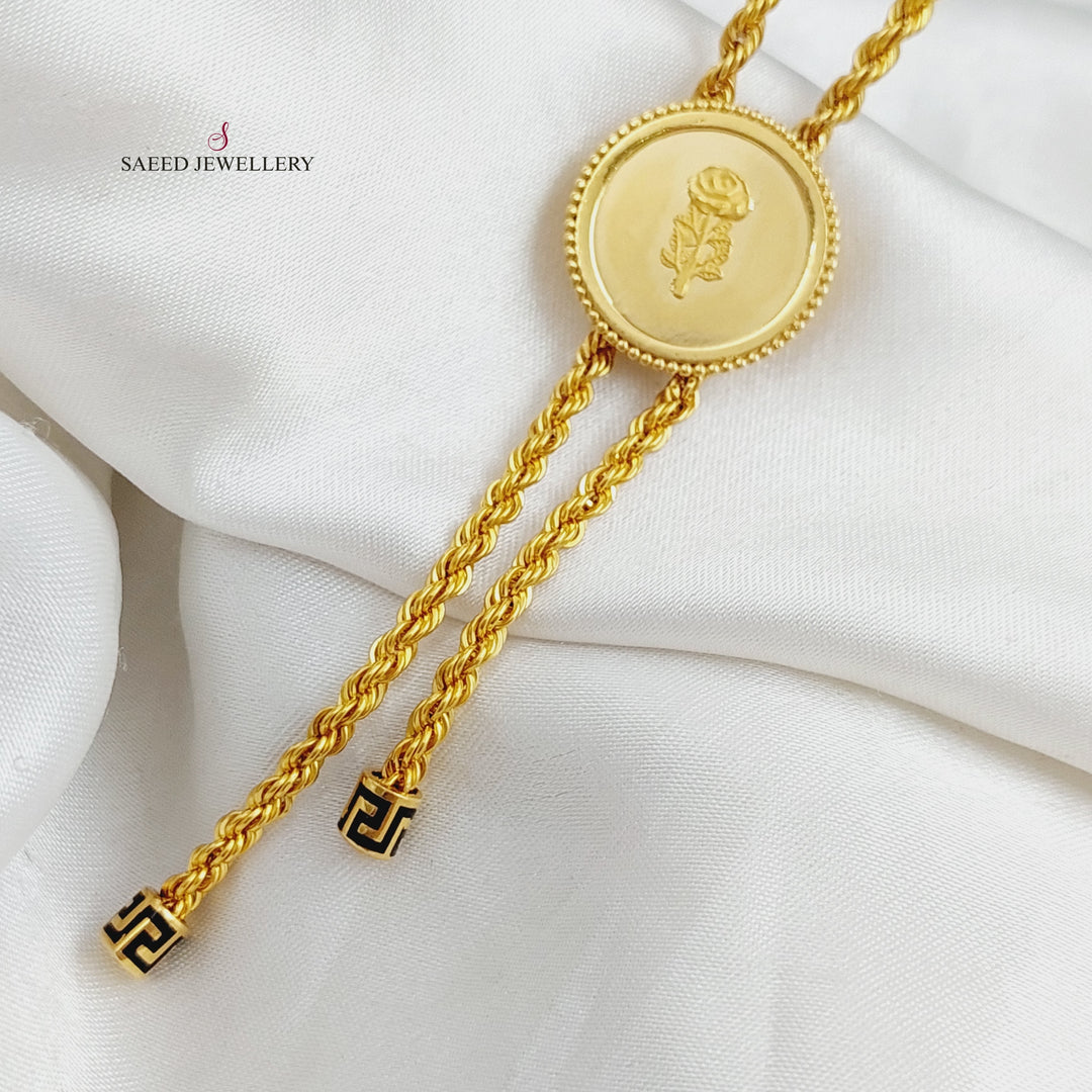 21K Ounce Necklace Made of 21K Yellow Gold by Saeed Jewelry-25675
