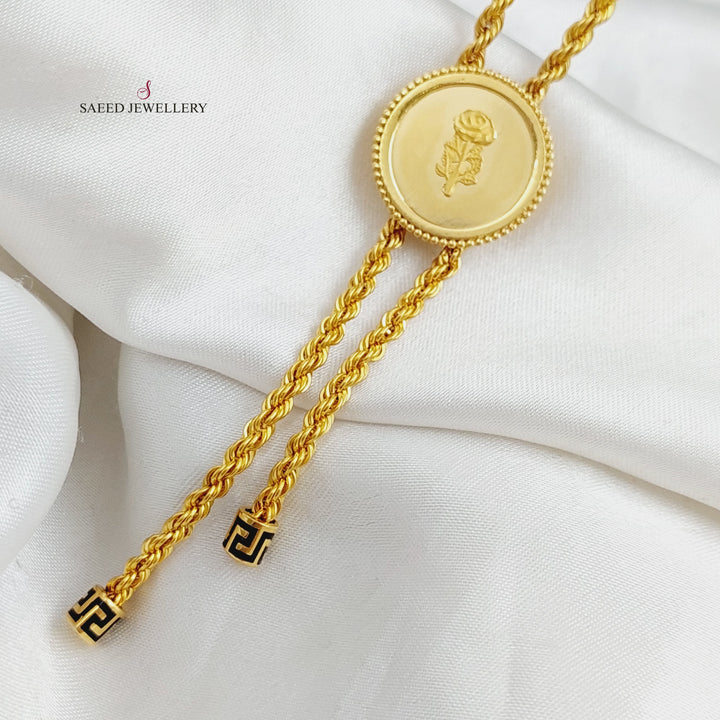 21K Ounce Necklace Made of 21K Yellow Gold by Saeed Jewelry-25675