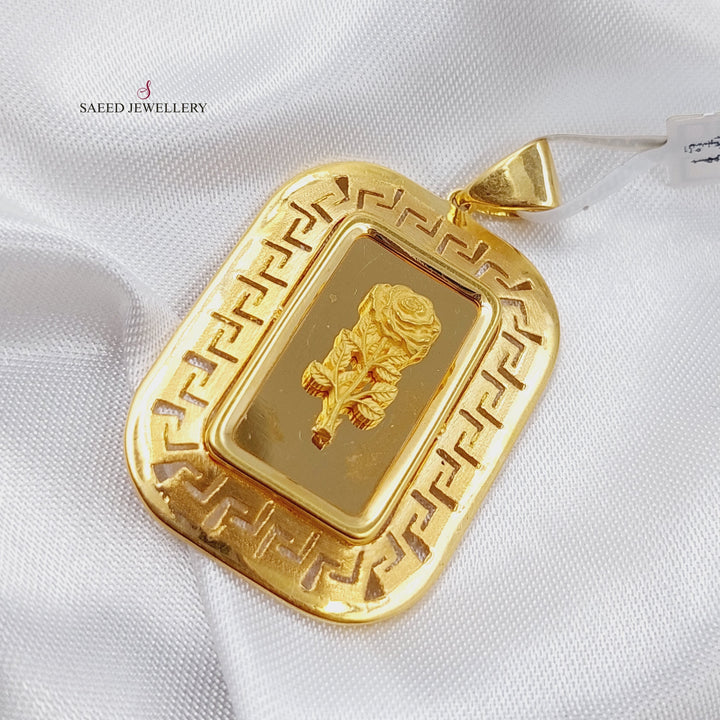 21K Gold Ounce Pendant by Saeed Jewelry - Image 1