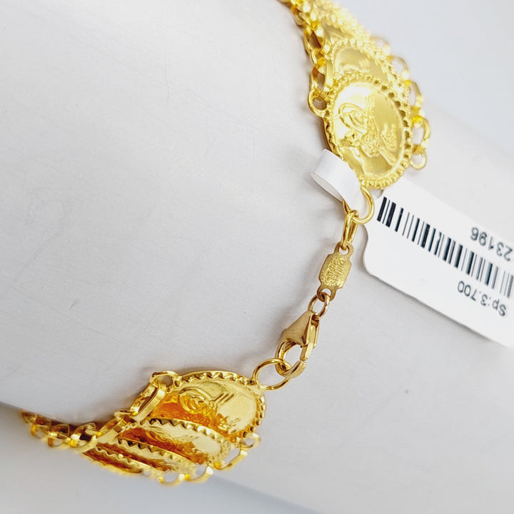 21K Gold Rashadi Bracelet by Saeed Jewelry - Image 2