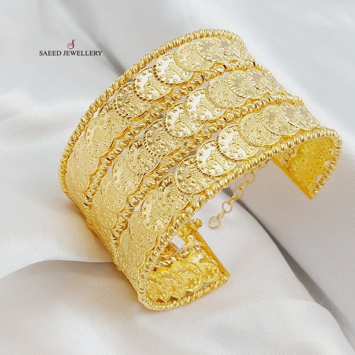 21K Gold Rashadi Bracelet by Saeed Jewelry - Image 7