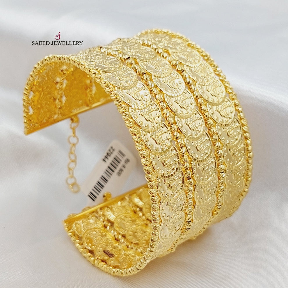 21K Gold Rashadi Bracelet by Saeed Jewelry - Image 1